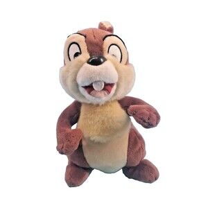 Chip 9" Plush Chipmunks Beanbag Stuffed Animal Toys Disneyland Resort